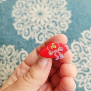 Vintage Red Victorian Hat Magnet